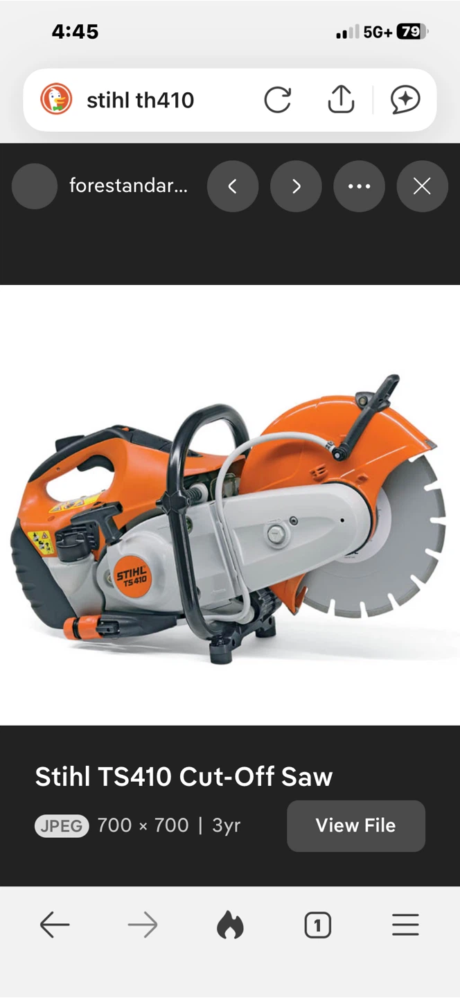 Stihl TS410 Cut-Off Saw