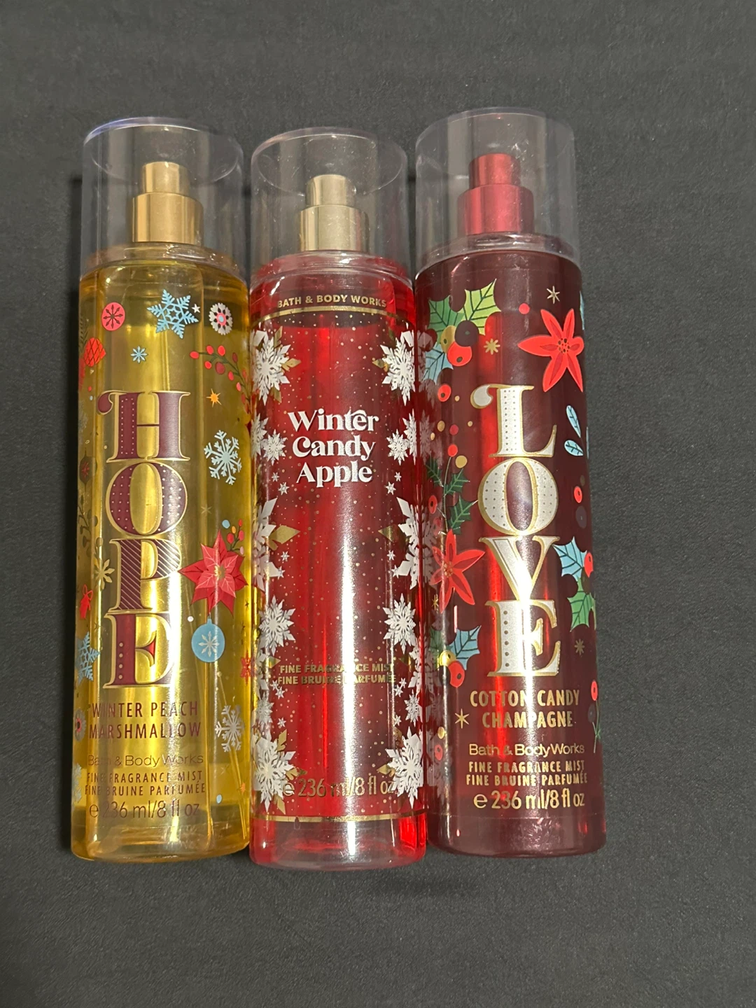 Bath & Body Works Fine Fragrance Mist Lot (3x 8oz)
