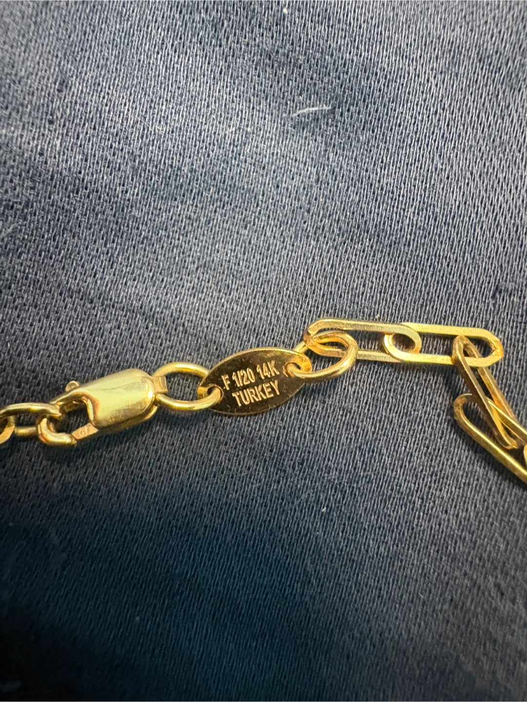 14K Gold Chain Necklace - Made in Turkey - photo 2