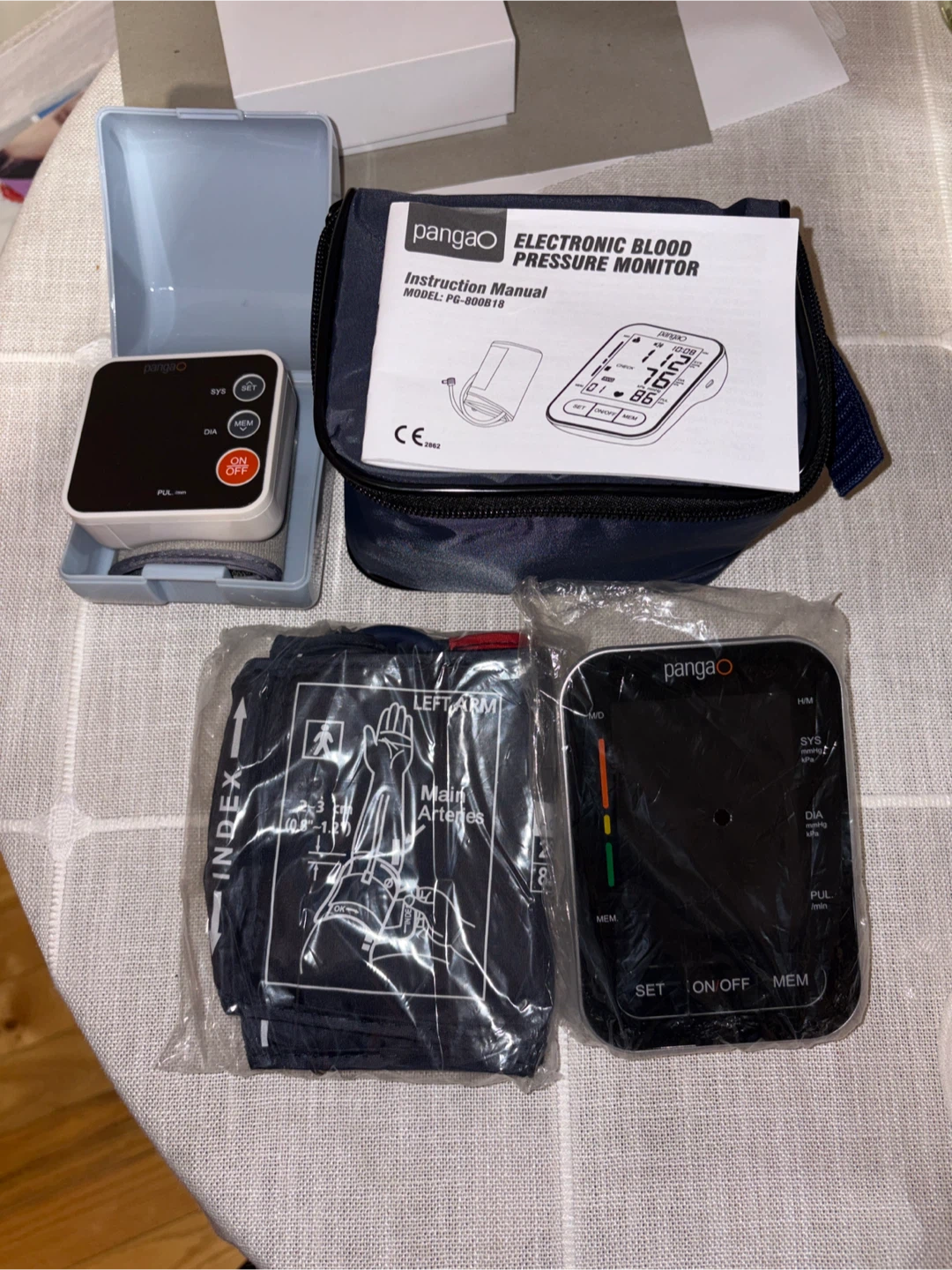 Pangao Electronic Blood Pressure Monitor PG-800818 with Cuff
