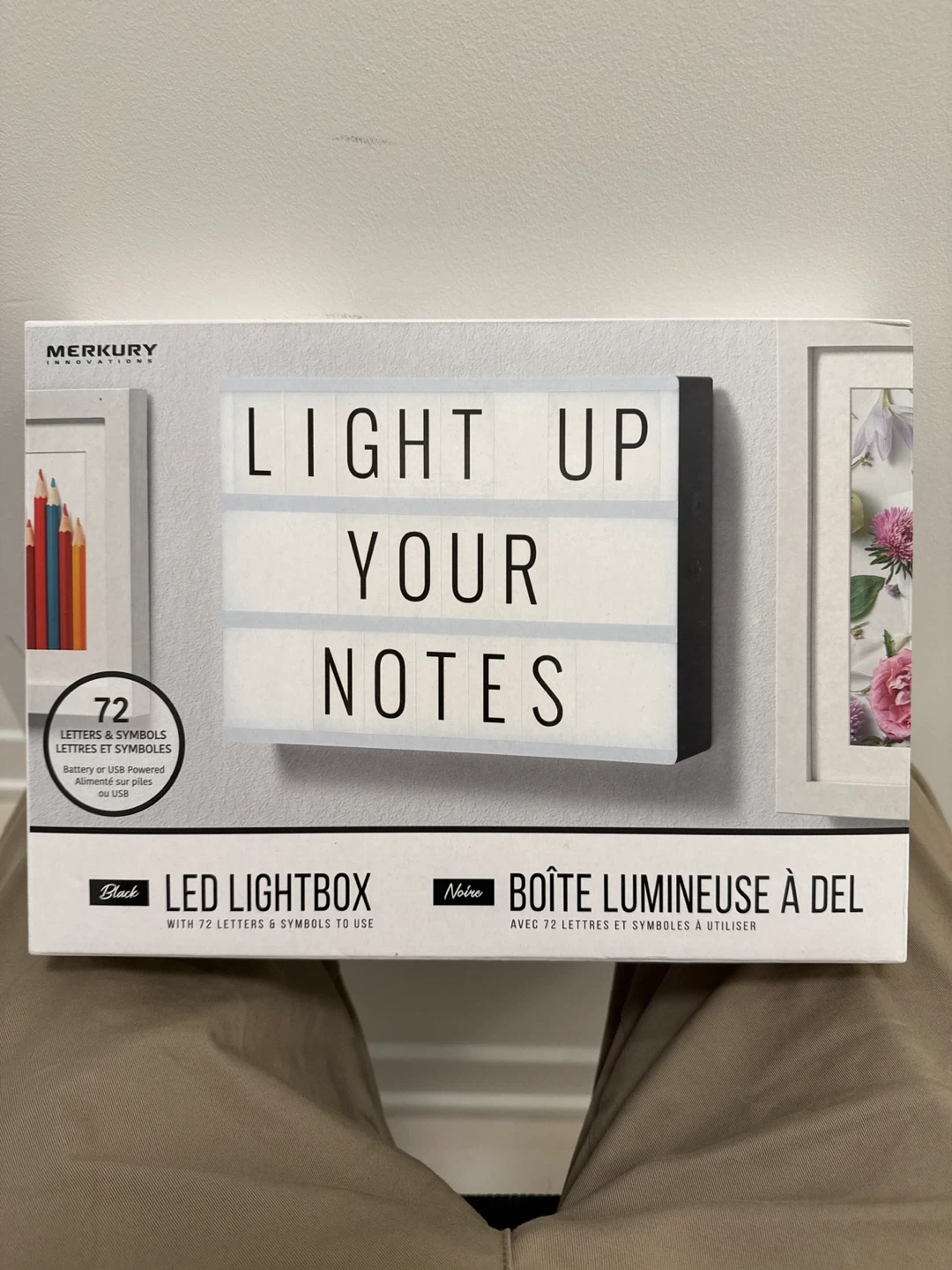 New LED Lightbox with 72 Letters