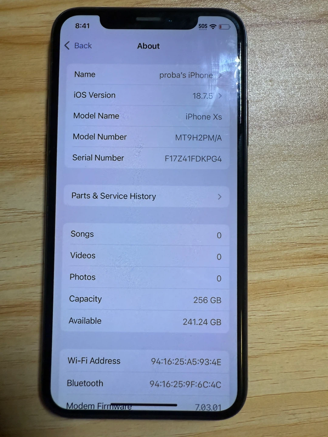 Apple iPhone Xs Black 256 GB Original - photo 4