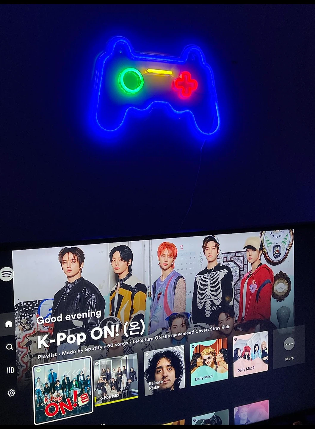Neon Game Controller Light Gaming Room Decor - photo 4