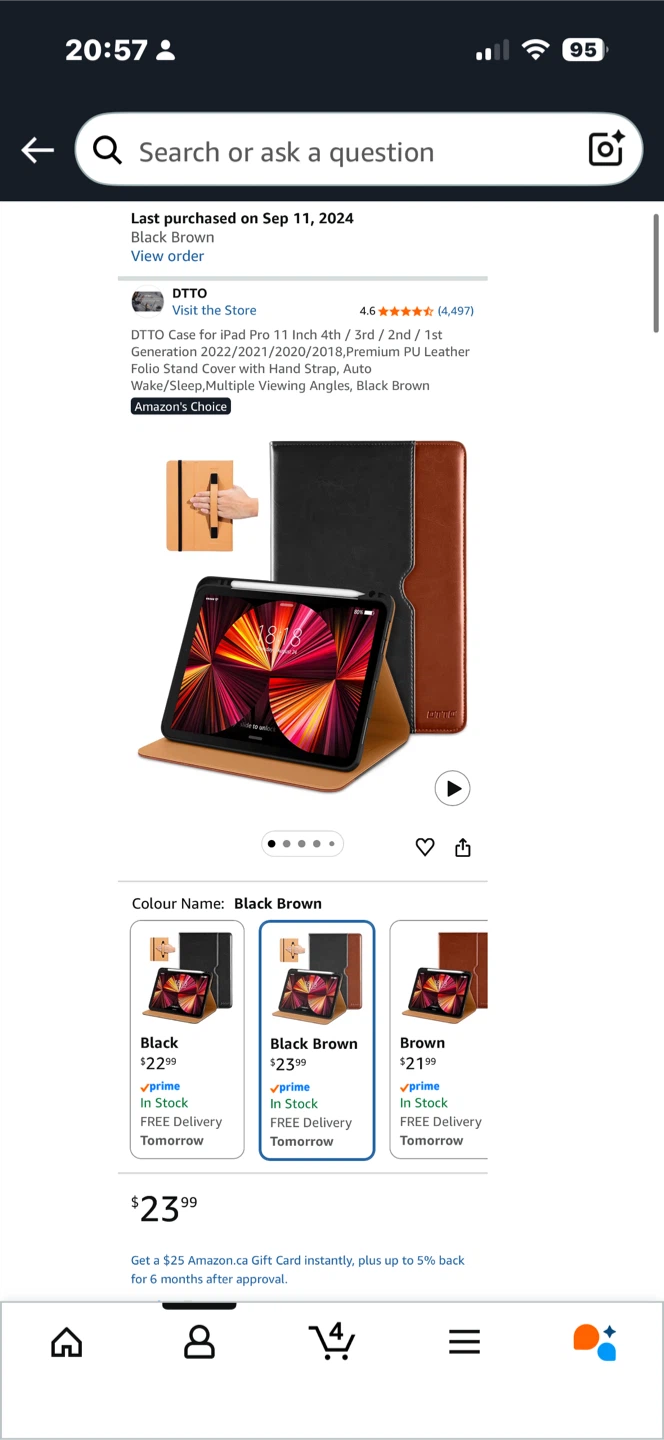 DTTO Folio Case for iPad Pro 11 Inch