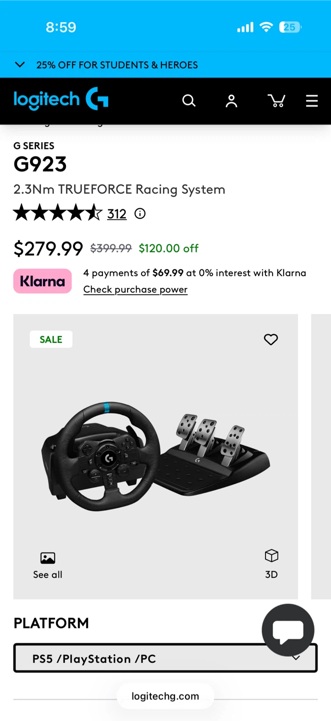 Logitech G29 PS5/PS4/PC - photo 3