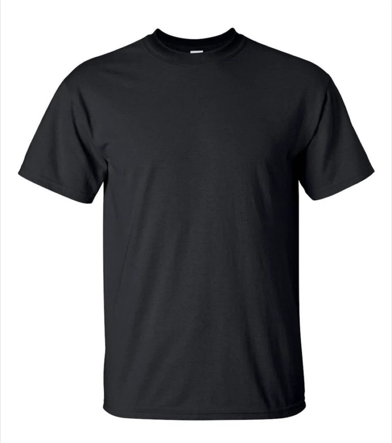 $3 each! 10 piece minimum! Plain Black T-Shirt - photo 3