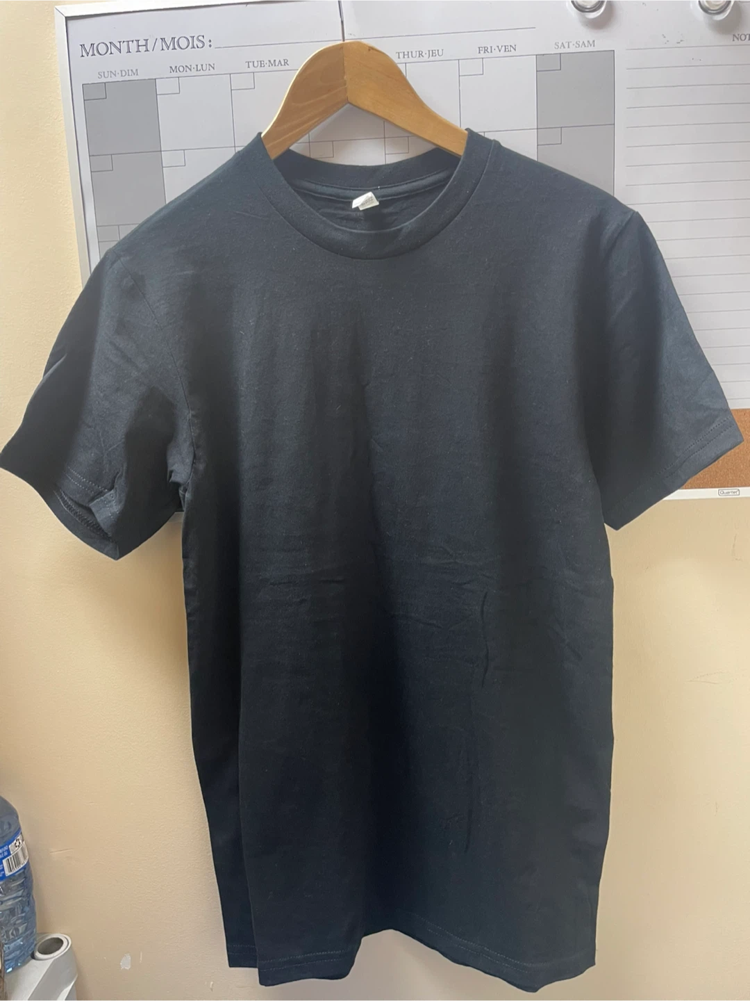 $3 each! 10 piece minimum! Plain Black T-Shirt