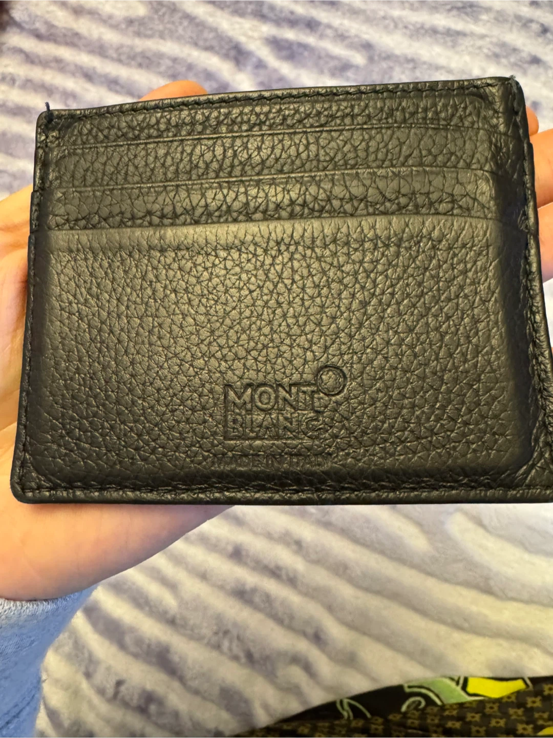Montblanc Black Leather Card Holder