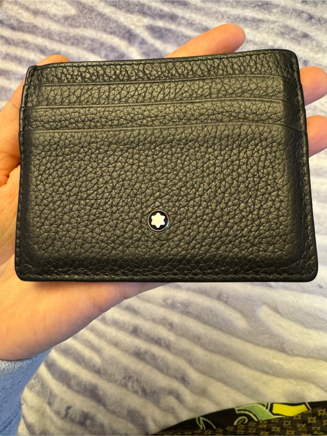 Montblanc Black Leather Card Holder - photo 2