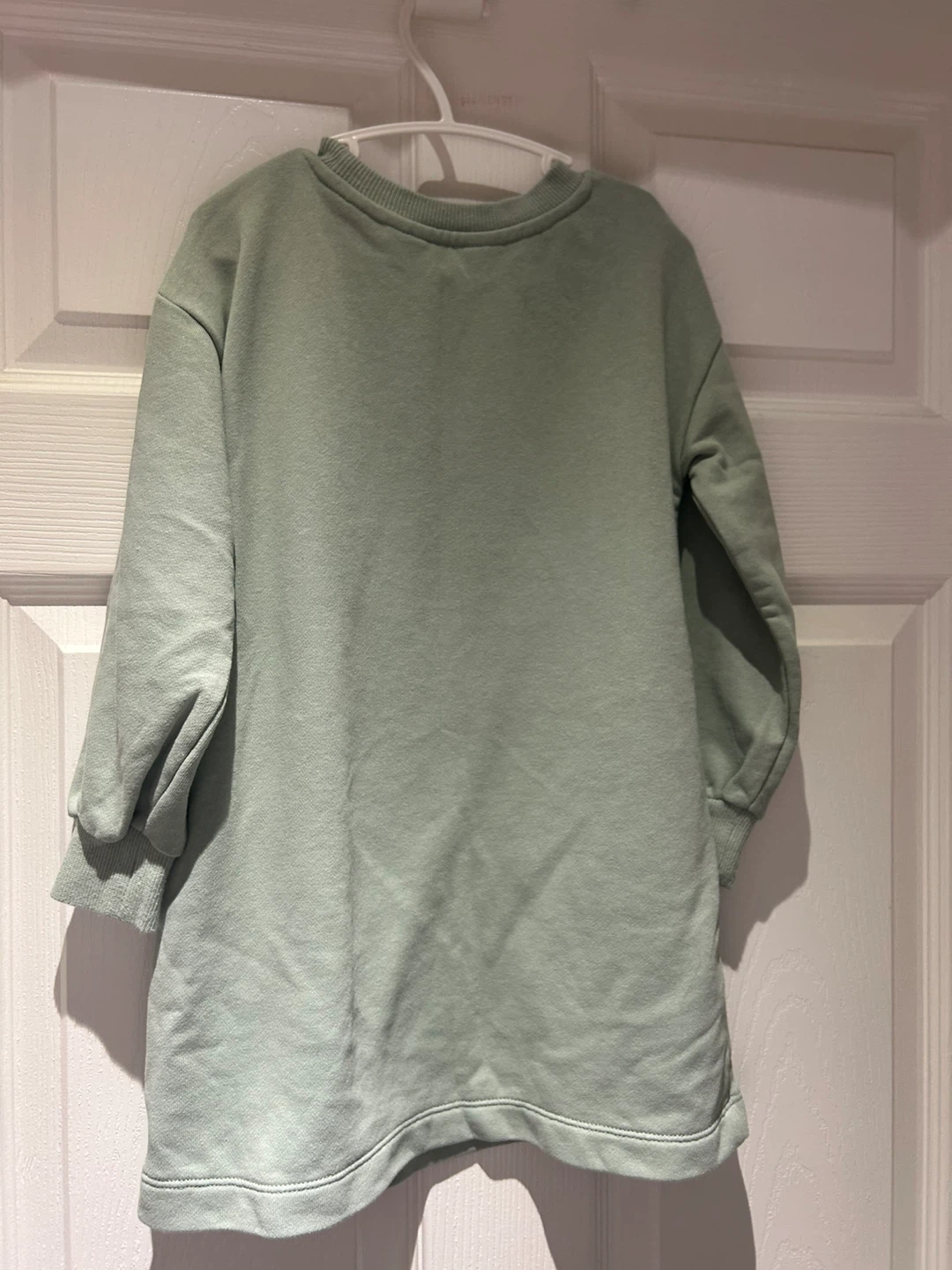 Gently used H&M Sequin Sweatshirt Dress Size 5-6 - photo 4