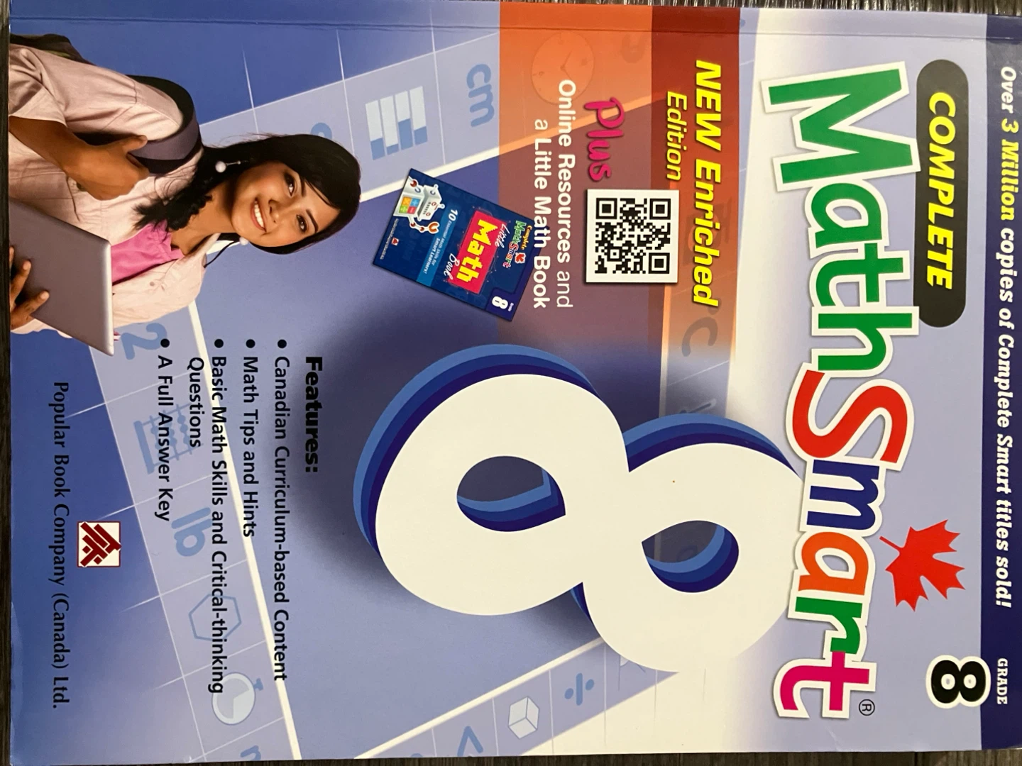 Complete MathSmart Grade 8 Workbook