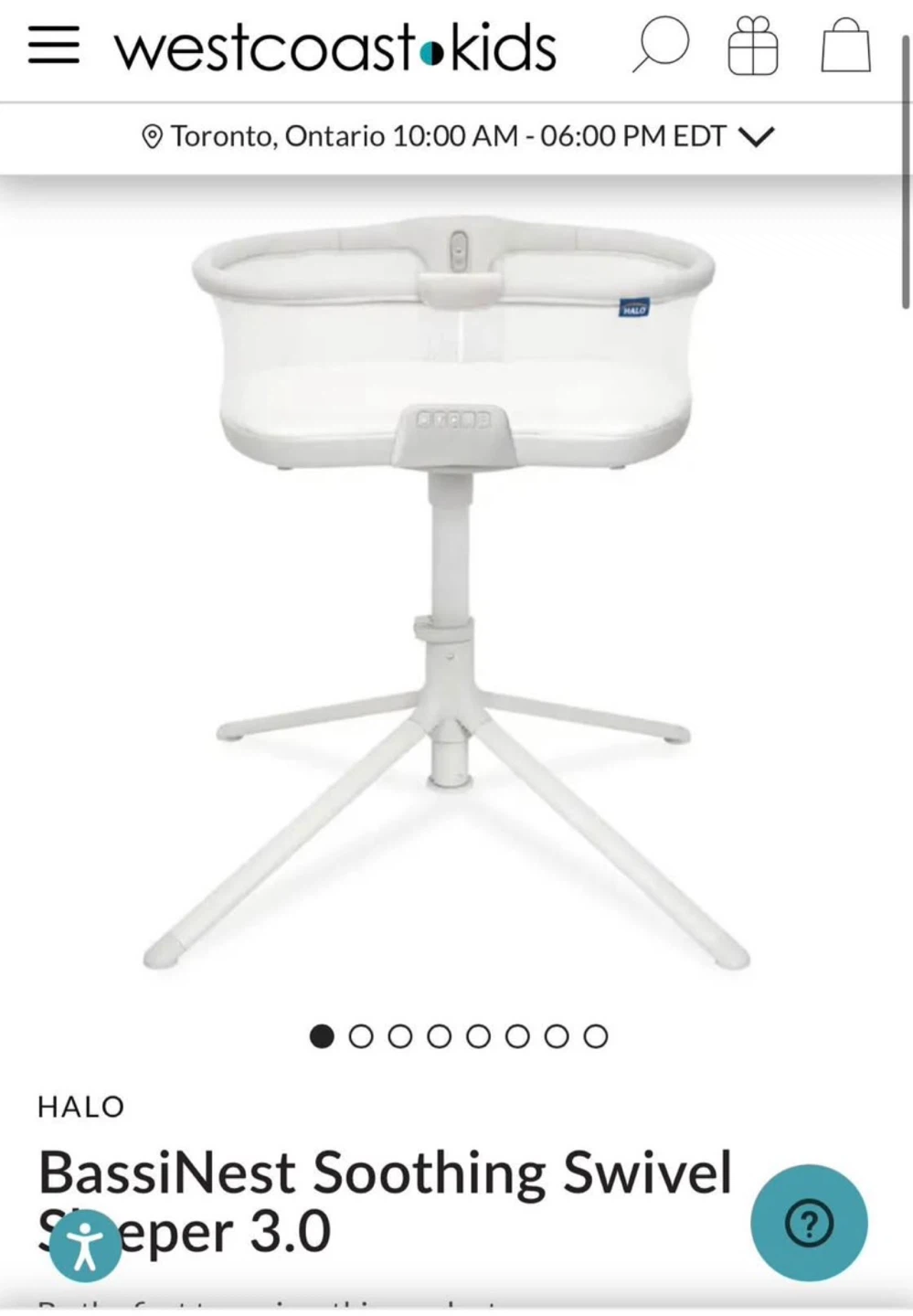 HALO Soothing Swivel Sleeper 3.0 Bassinet