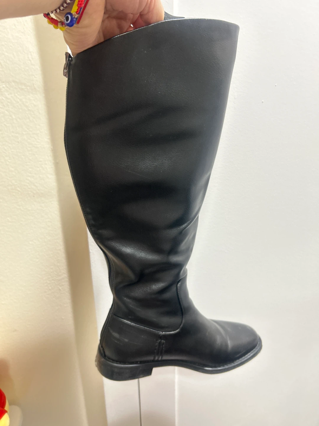 Black Knee-High Boots