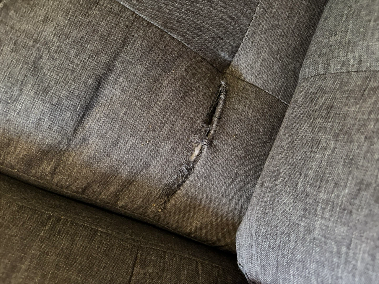 4 Seater Grey Sectional Sofa with Storage - photo 3