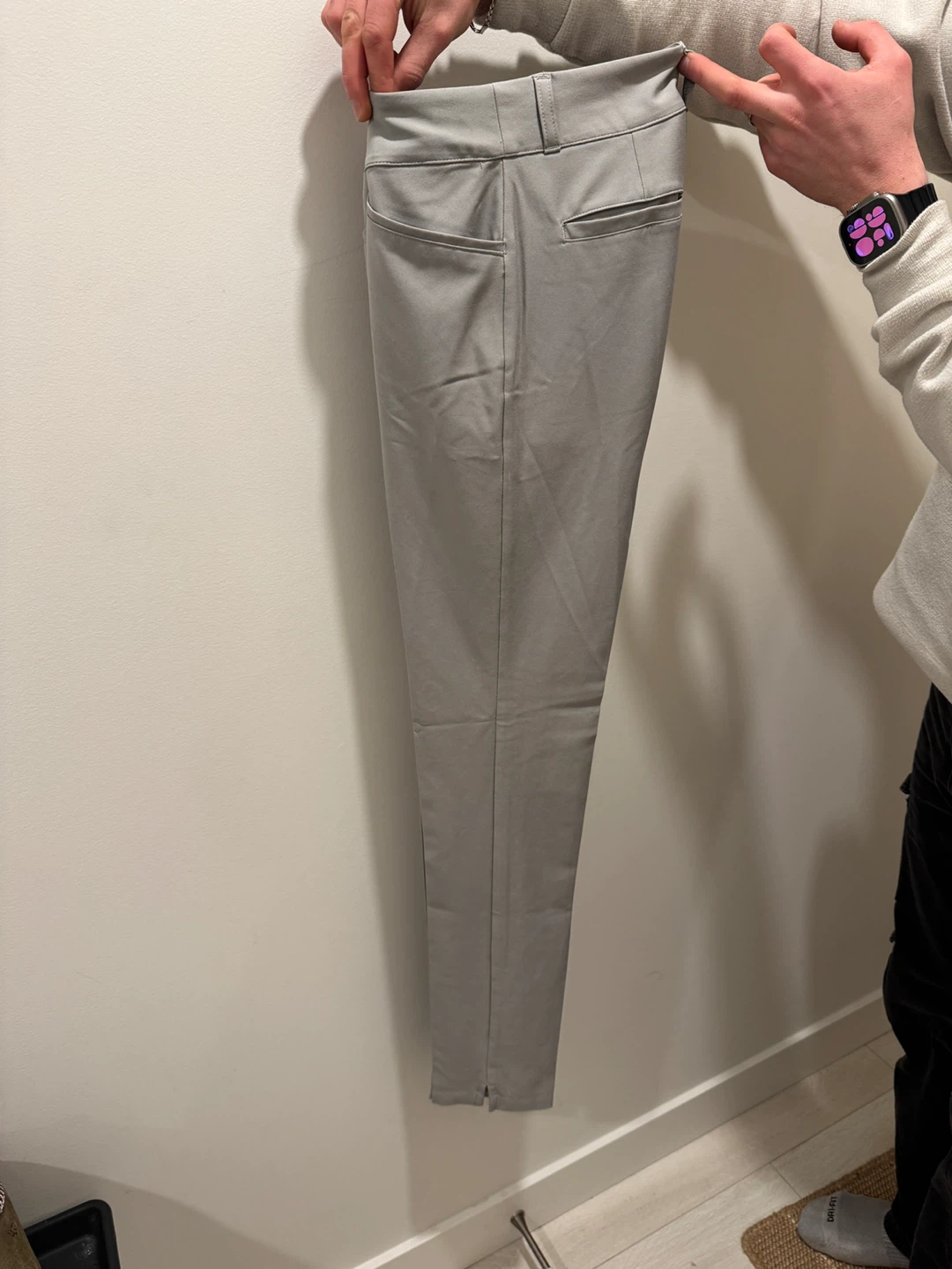 Adidas Women's FL Length Pants - Grey - Size, E 28