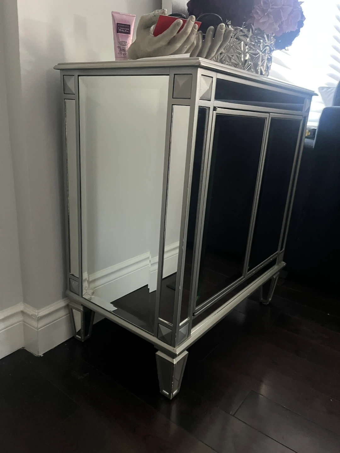 Mirrored Accent Cabinet - photo 2