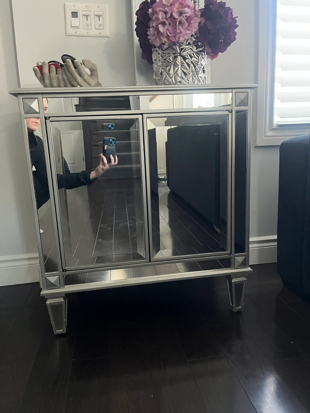 Mirrored Accent Cabinet