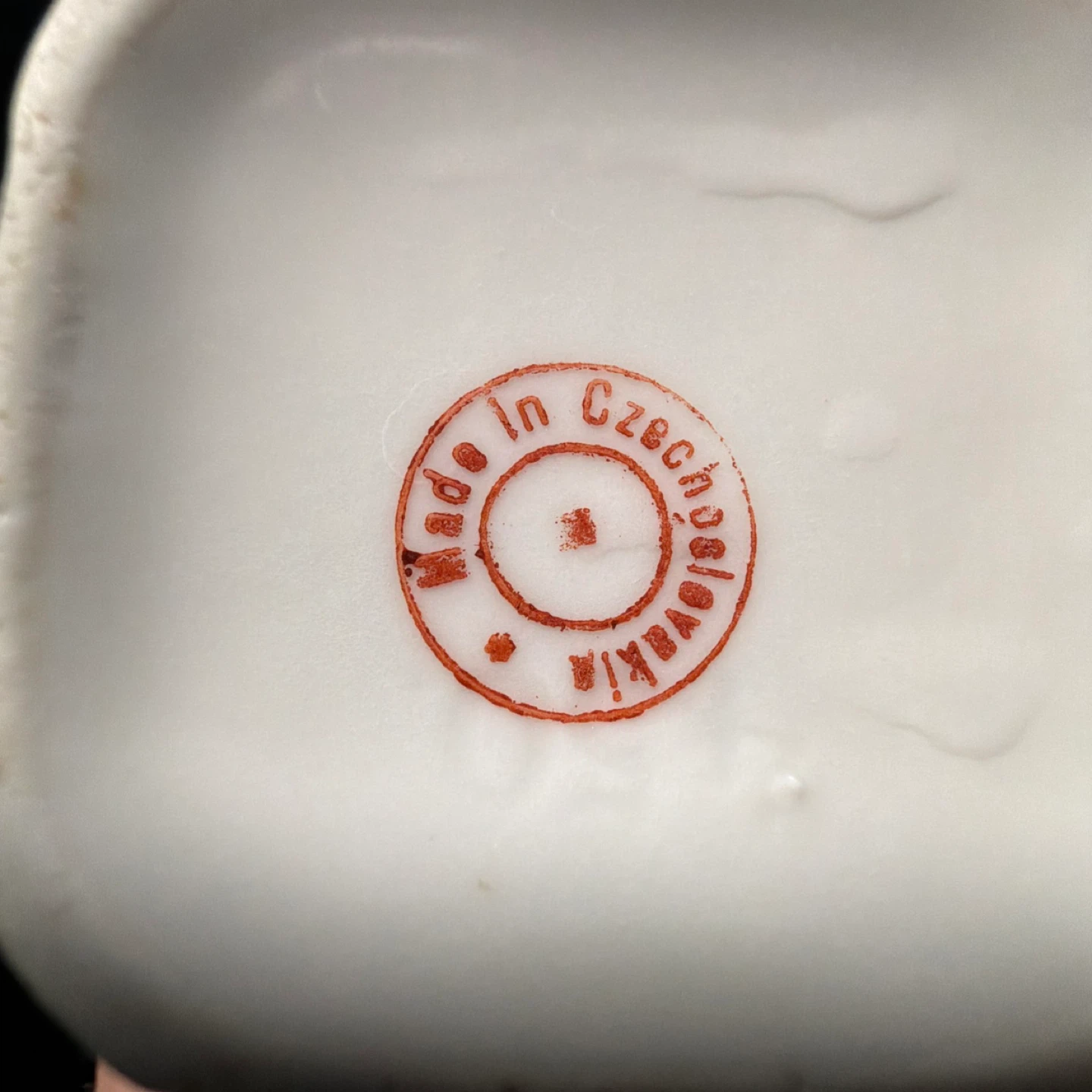 Vintage Czechoslovakia Ceramic Kitchen Canister Set