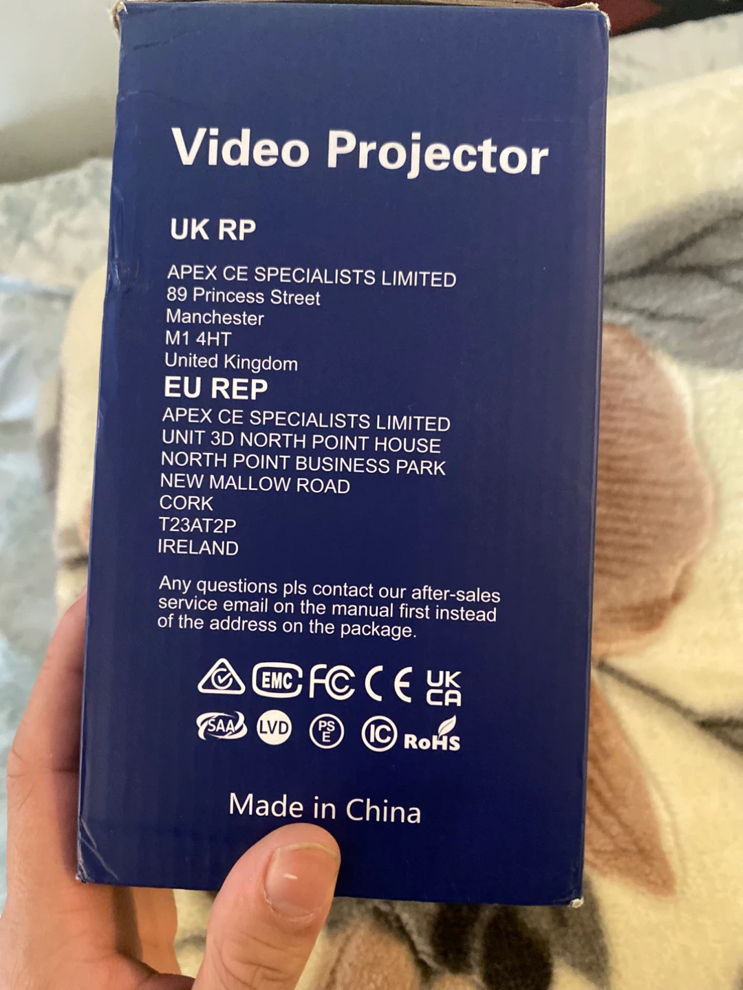XuanPad Video Projector M8-F with Accessories - photo 4