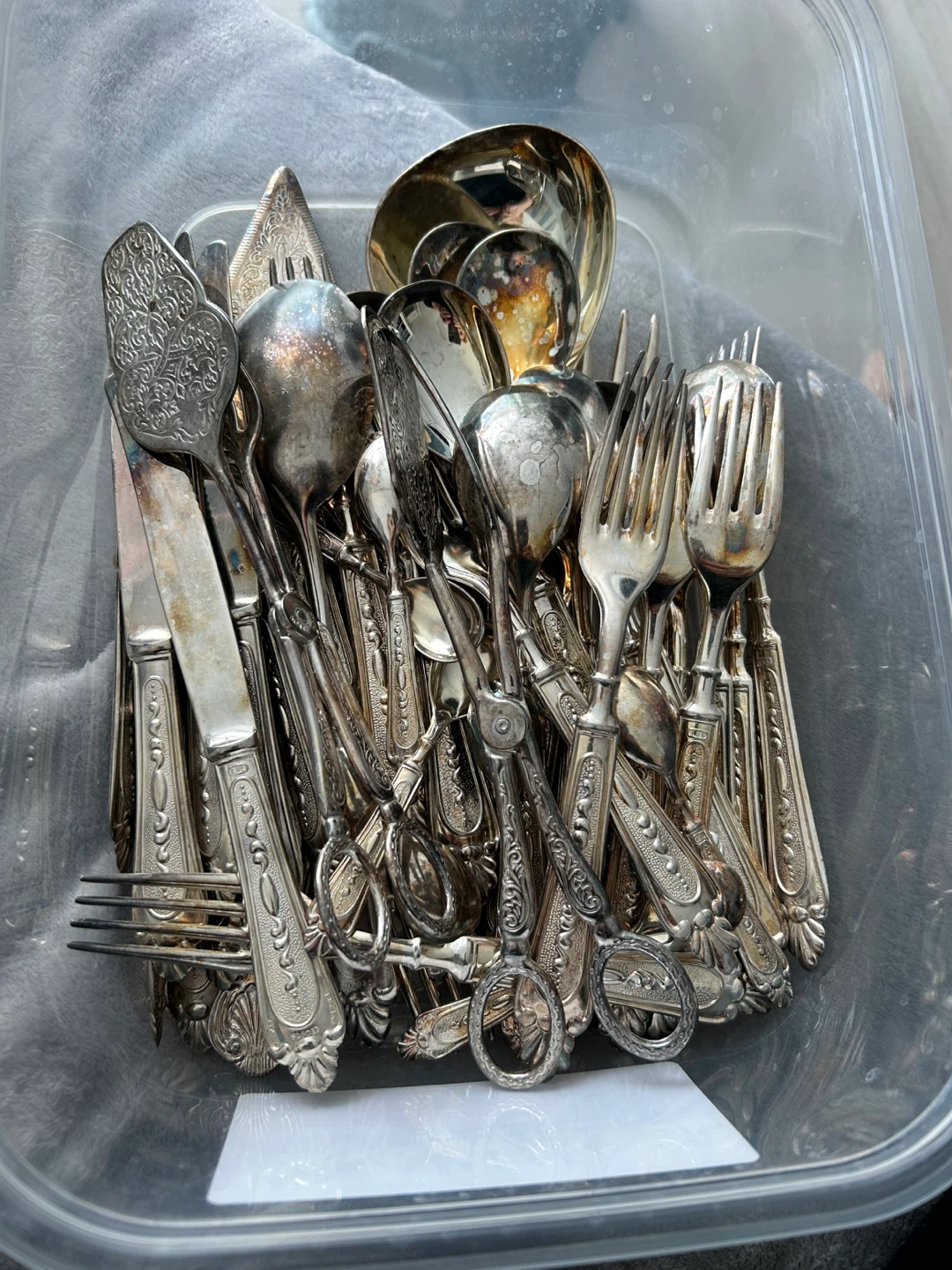 Set of Antique Silver-Plated Cutlery