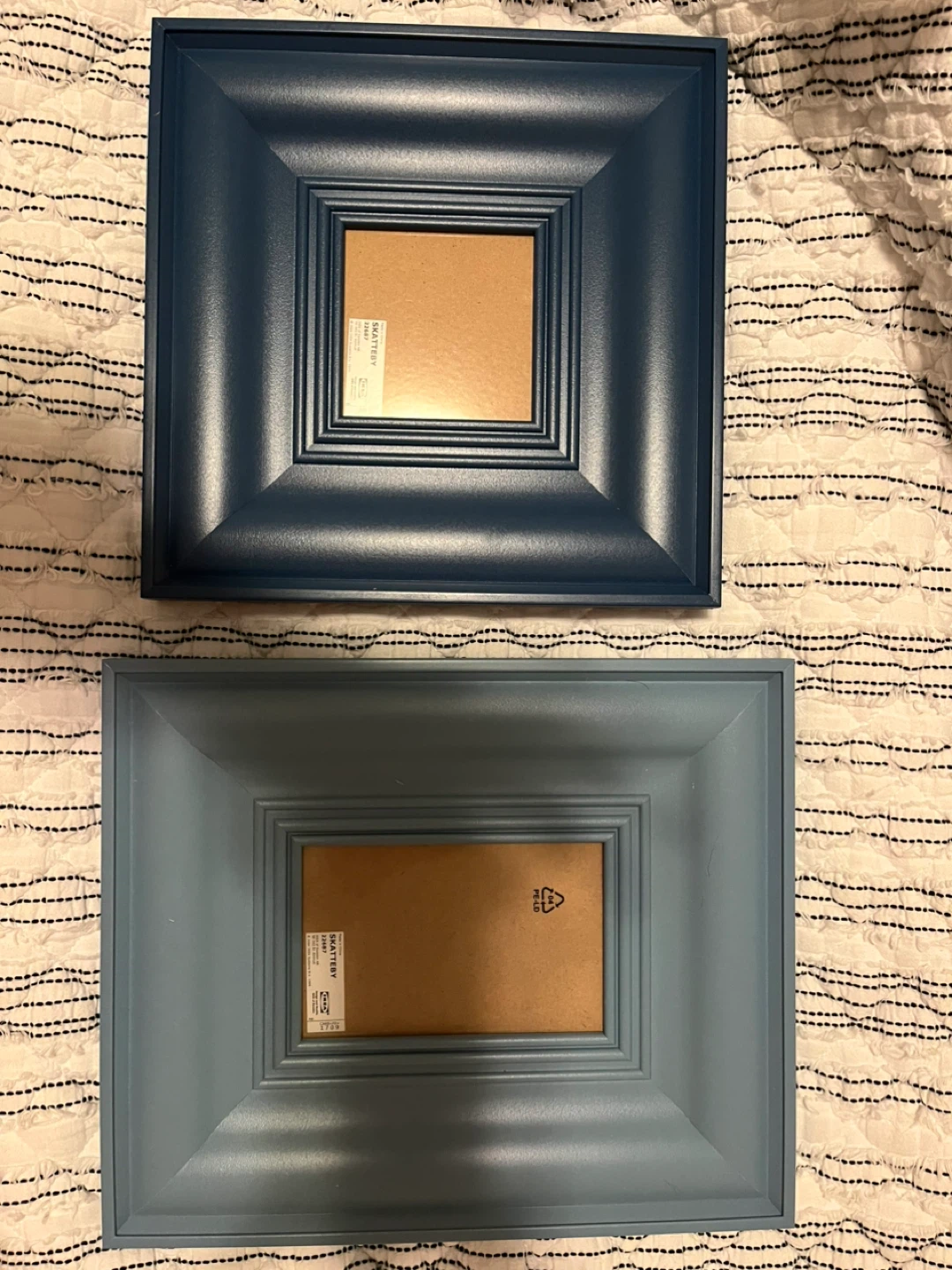 IKEA SKATTEBY Picture Frames (2) - Blue