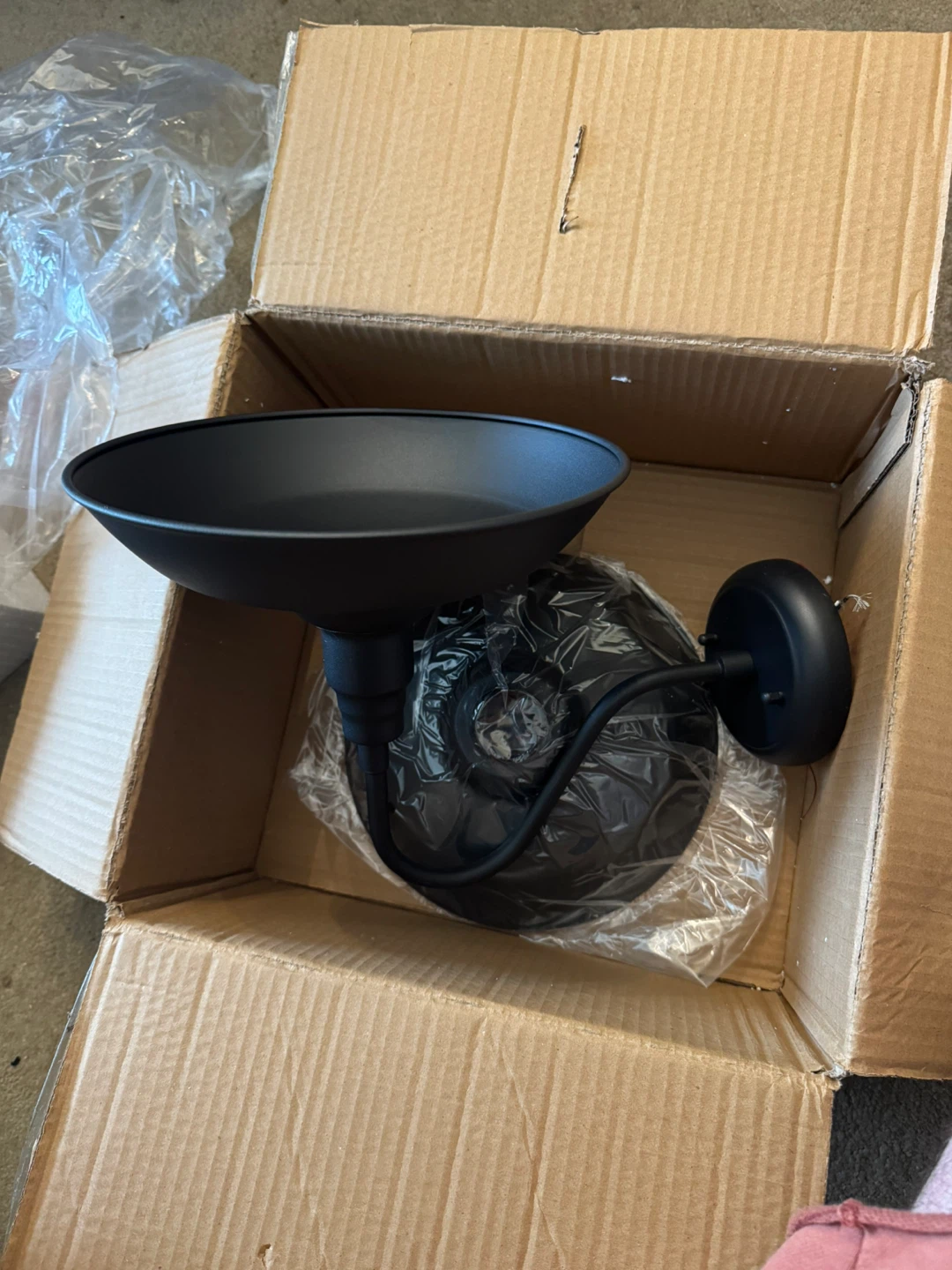 Black Wall Sconce Light Fixture - photo 2