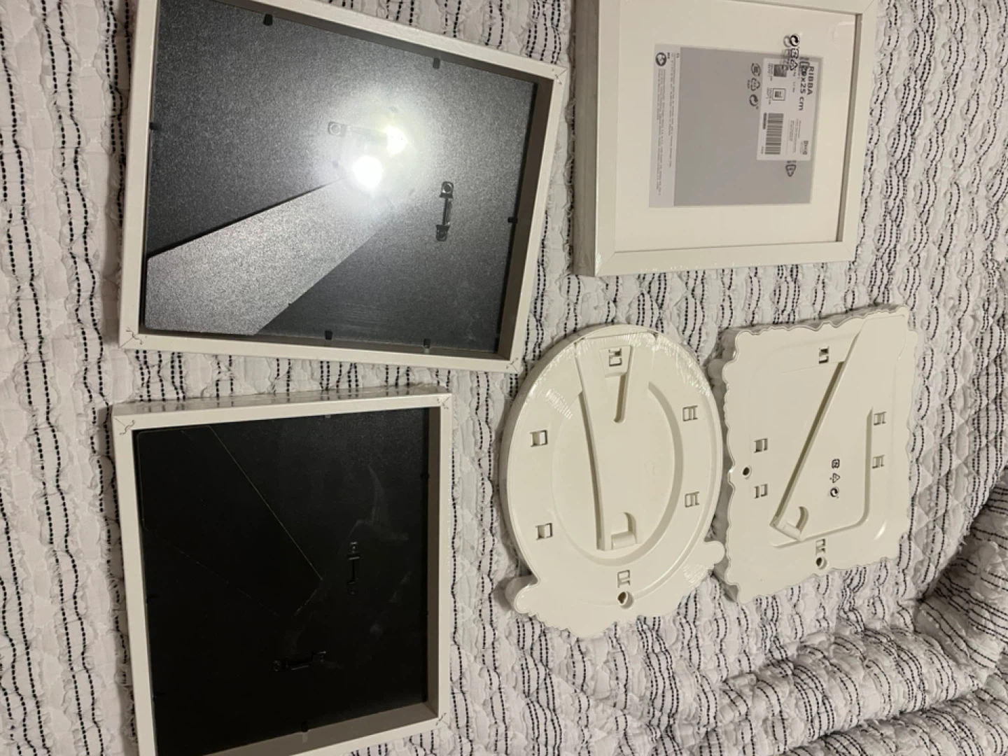 IKEA RIBBA and KVILL Picture Frames - White - photo 2