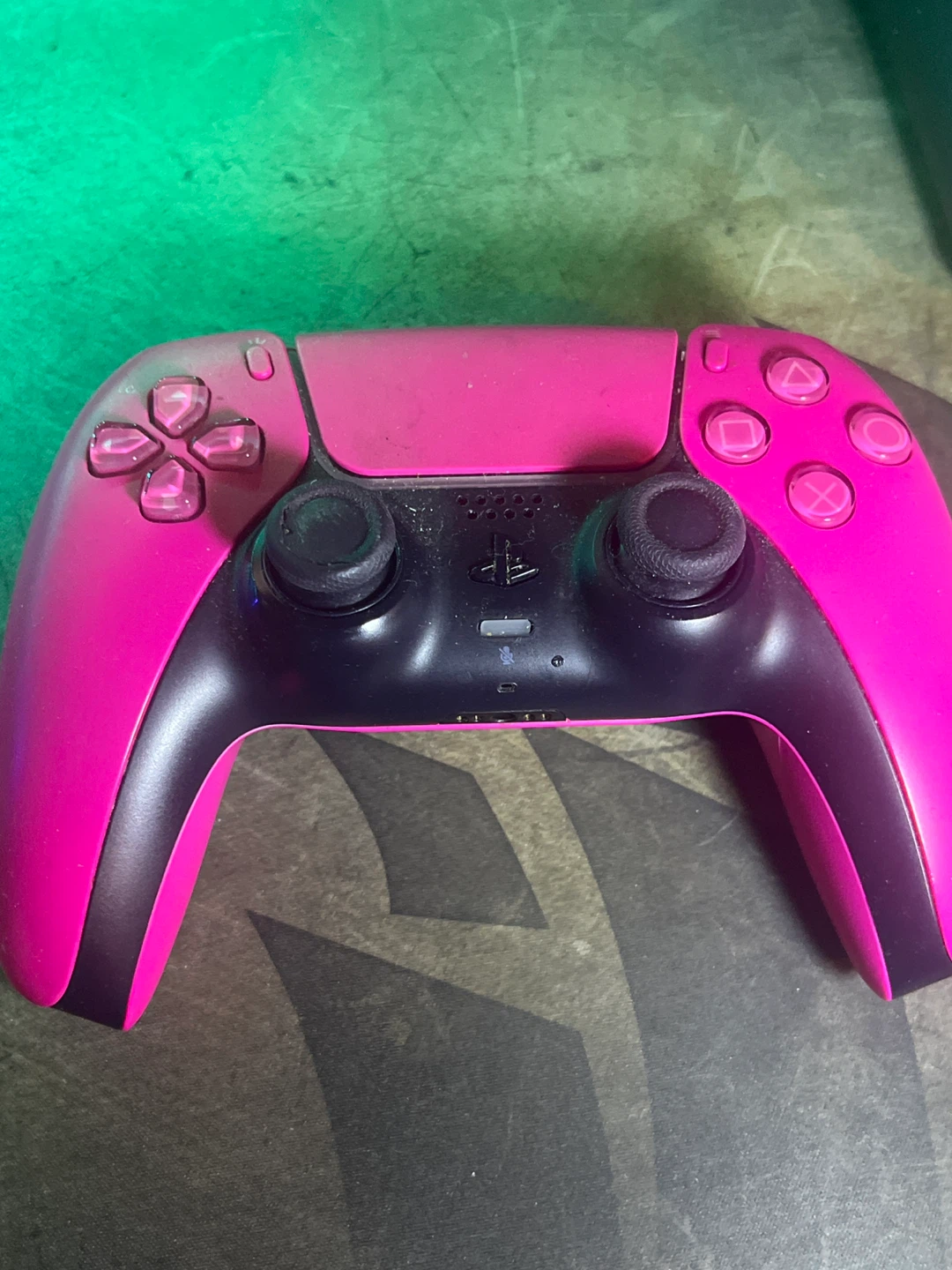 Pink DualSense Wireless Controller - left analog torn slightly