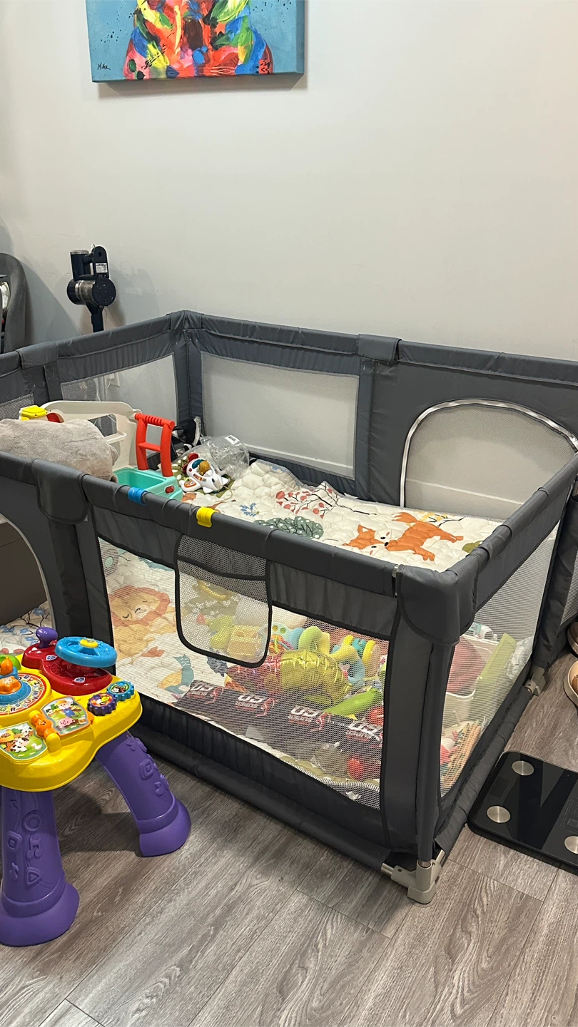 Grey Playpen