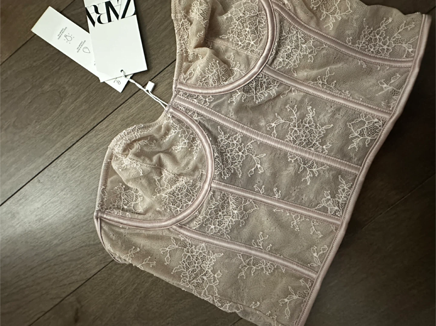 NEW Zara Lace Corset Top - photo 2