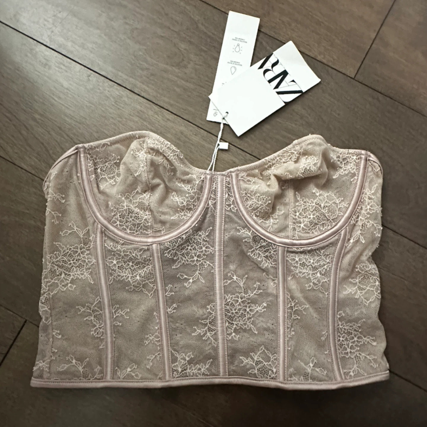 NEW Zara Lace Corset Top