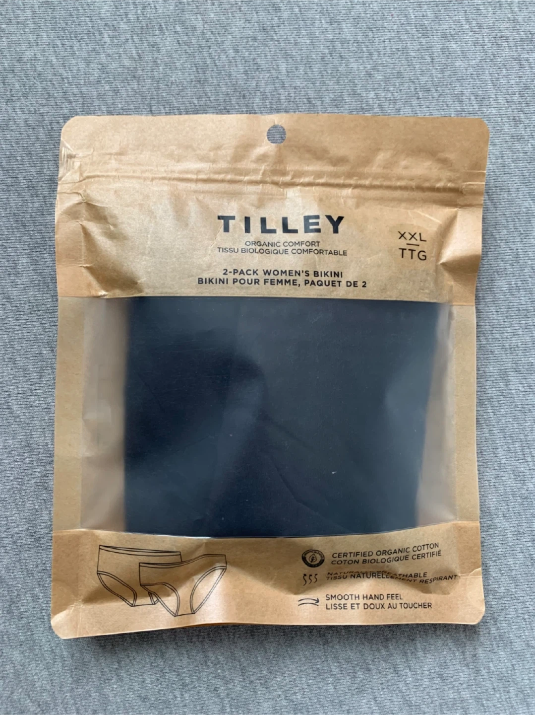 Tilley Organic Cotton Women’s Bikini Underwear - XXL. Brand new. - photo 2