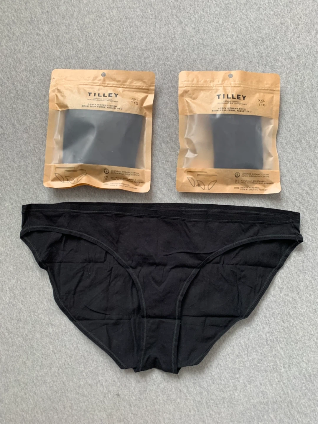 Tilley Organic Cotton Women’s Bikini Underwear - XXL. Brand new.