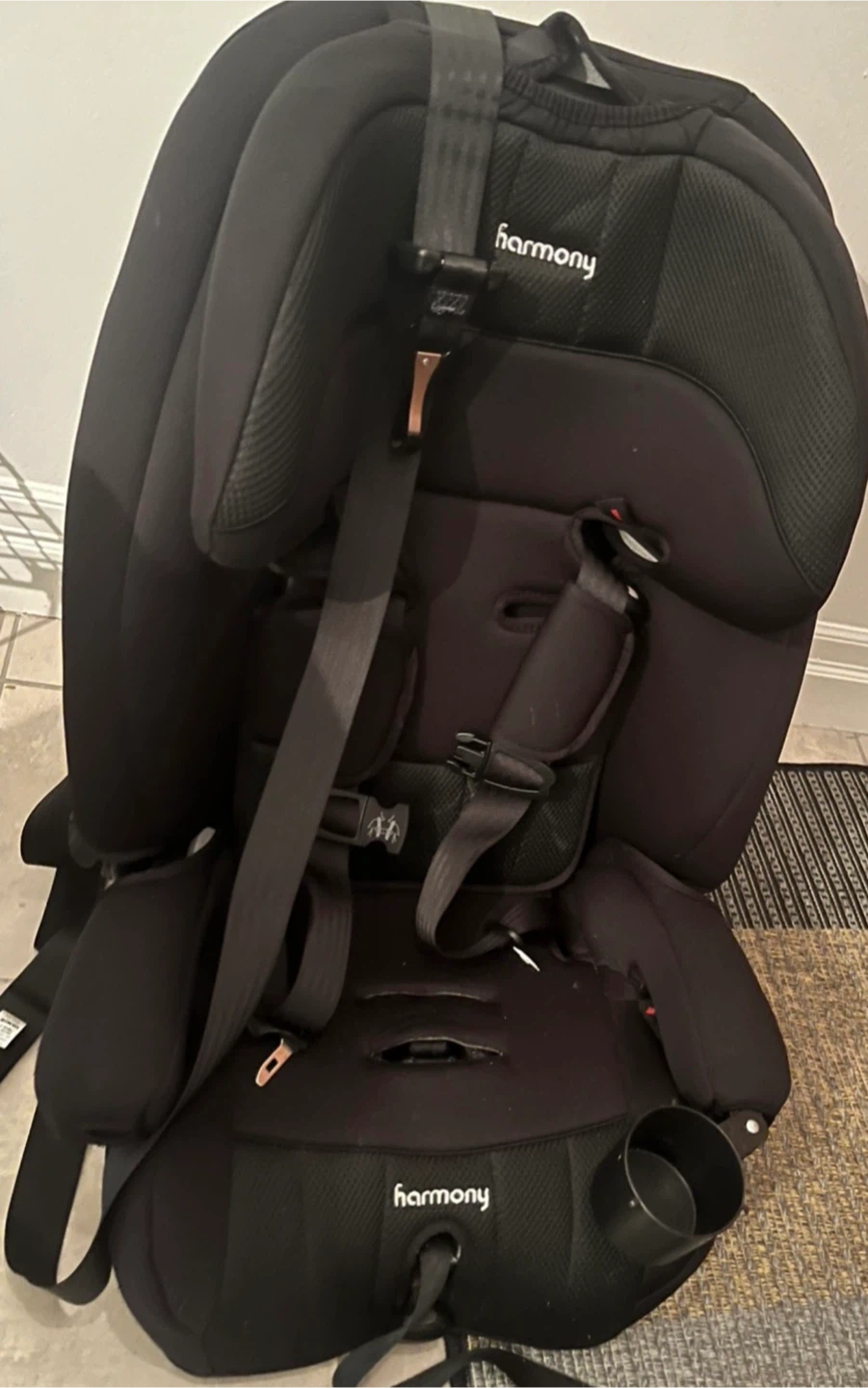 Harmony Kid's Booster Car Seat with Cup Holder
