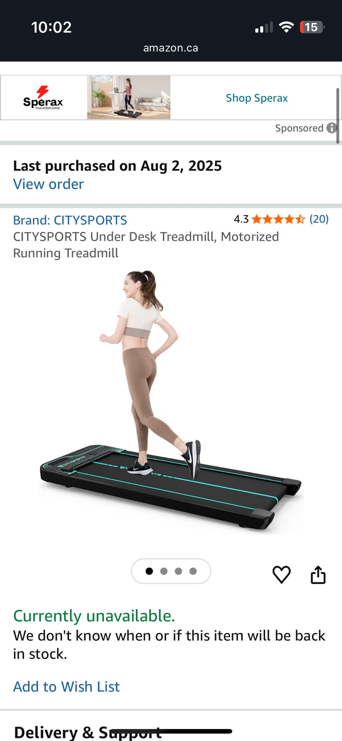 Citysports Walking Pad - new in box