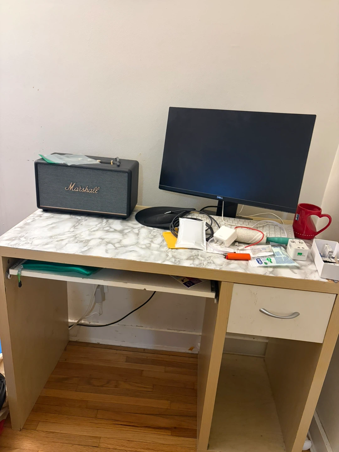 Computer desk with drawer & storage