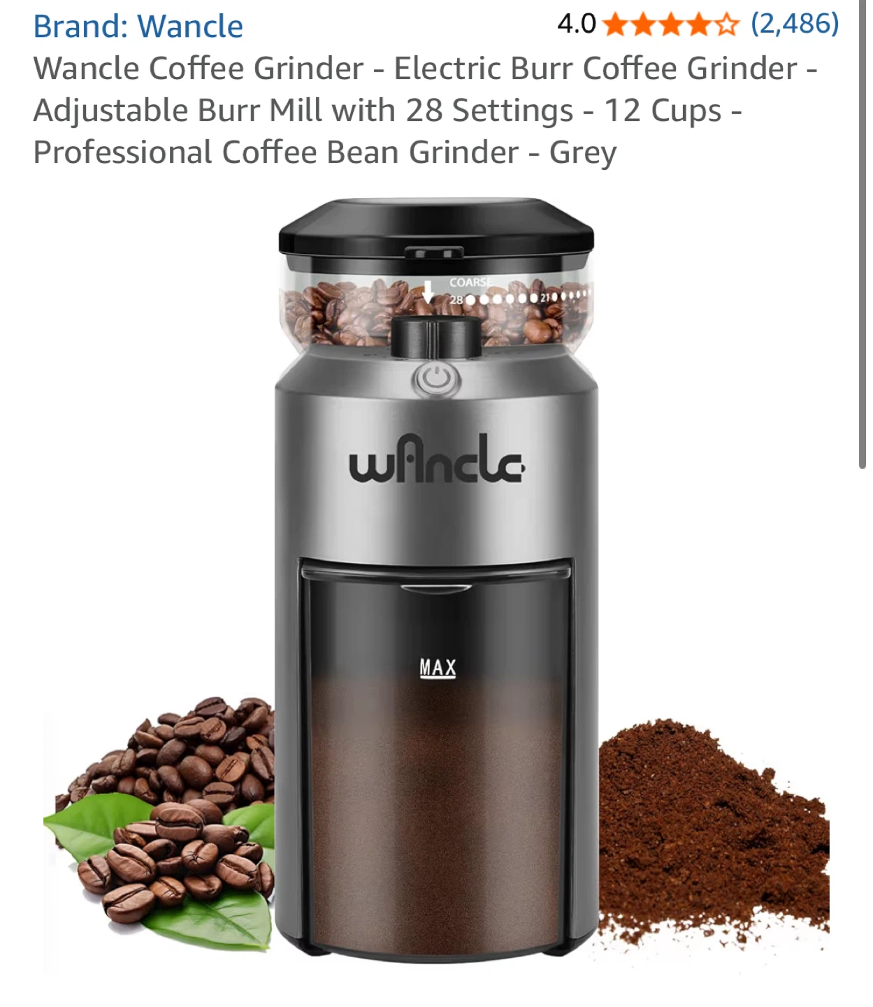 New coffee grinder