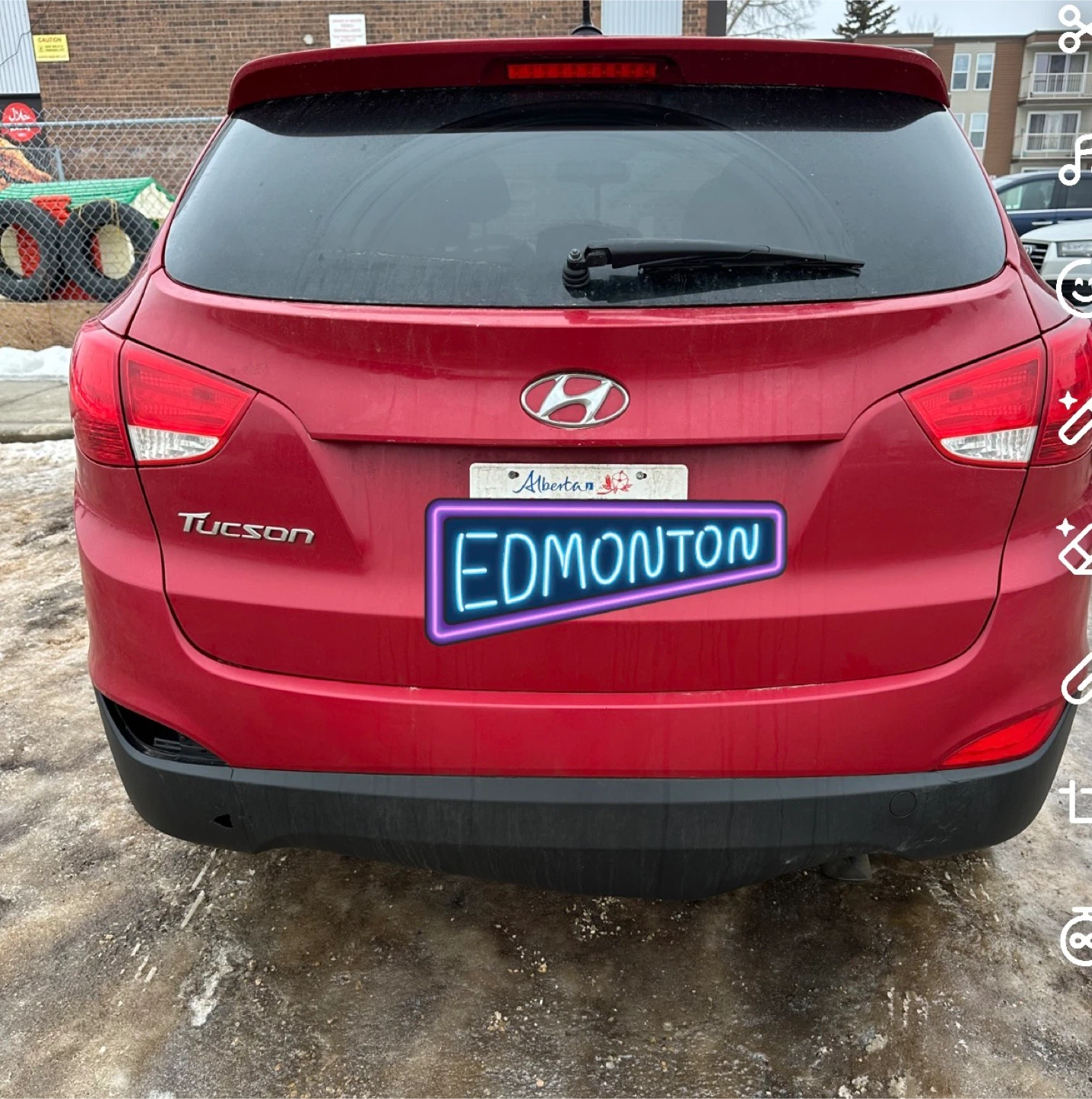 Hyundai Tucson 2017 All-Season Tires with Rims