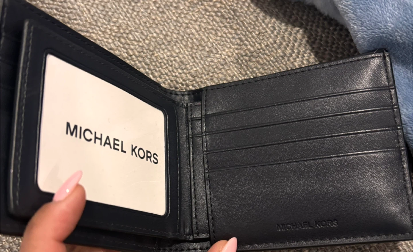 Michael Kors Bifold Wallet - Navy - photo 3