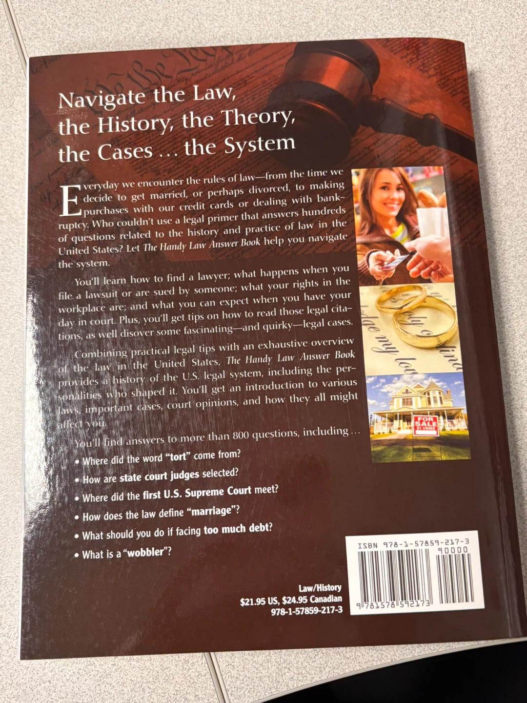 The Handy Law Answer Book - photo 2