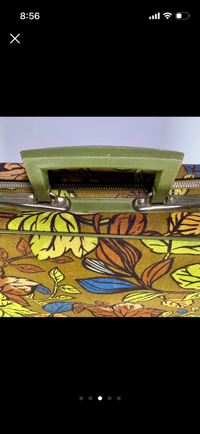 Vintage Korean Suitcase Luggage - photo 3