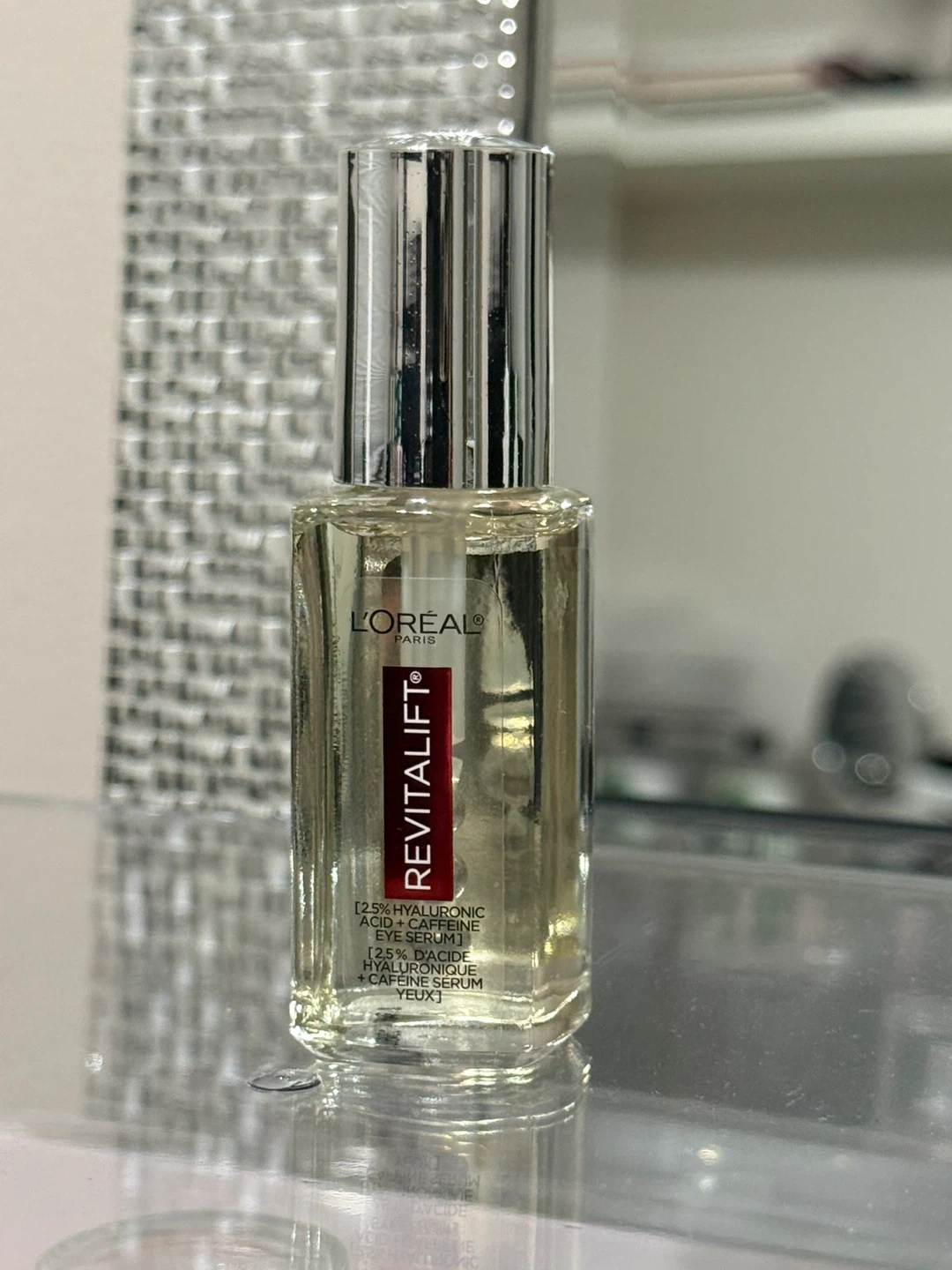 NEW L’Oréal Revitalift 2.5% Hyaluronic Acid + Caffeine Eye Serum