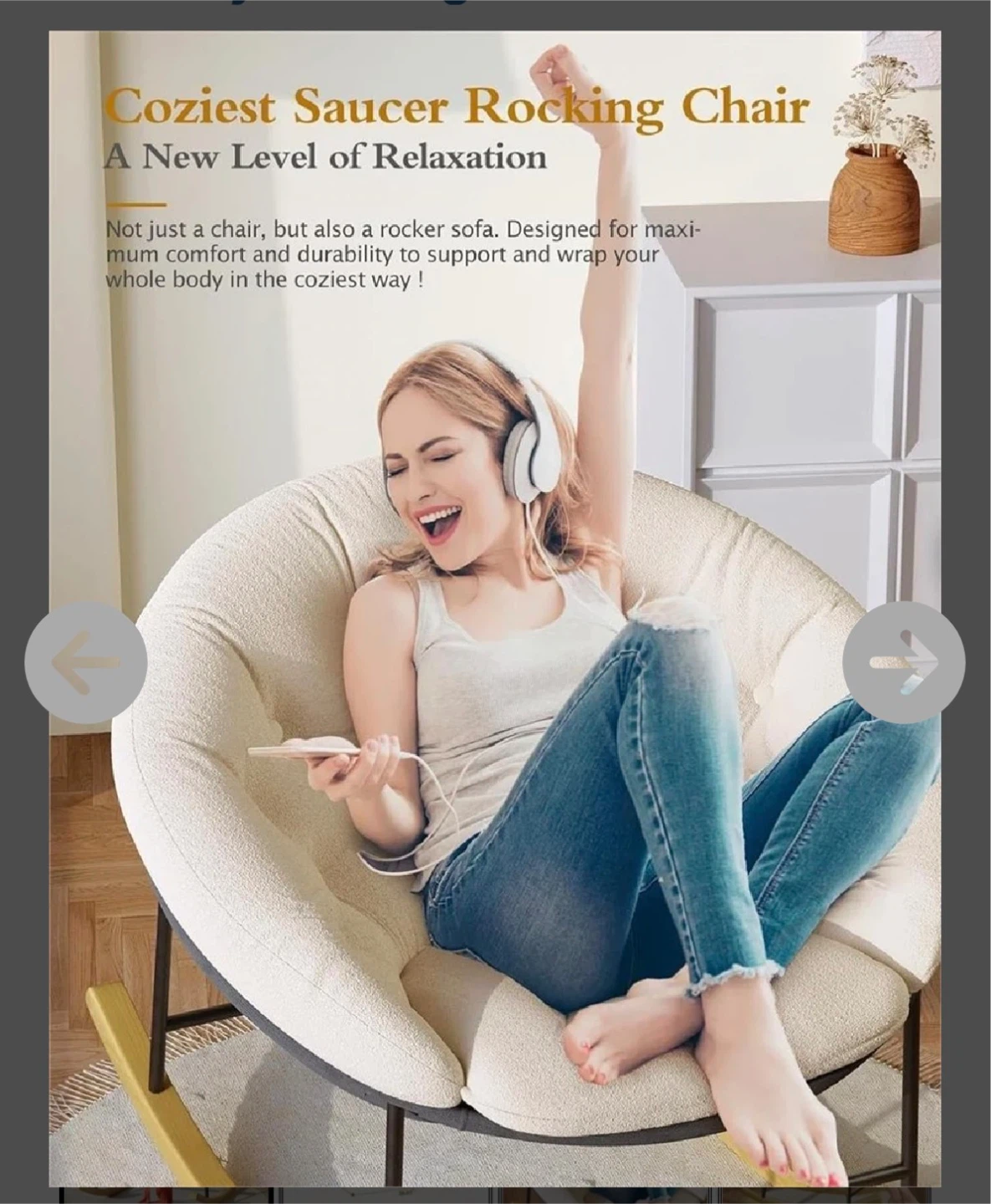 Saucer Rocking Chair - photo 3
