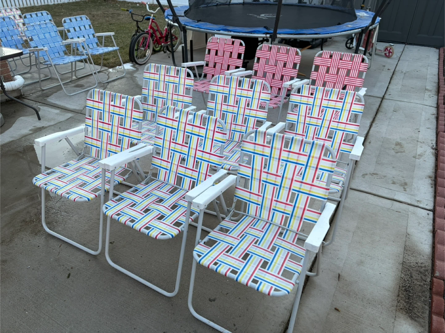 Webbed Lawn Chairs