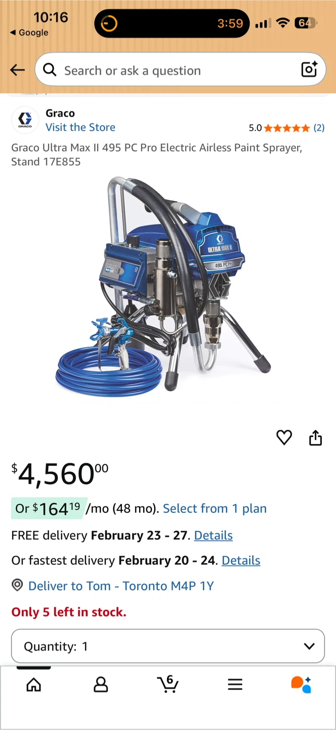 NEED GONE ASAP—Graco Ultra Max II 495 PC Pro Paint Sprayer - photo 2