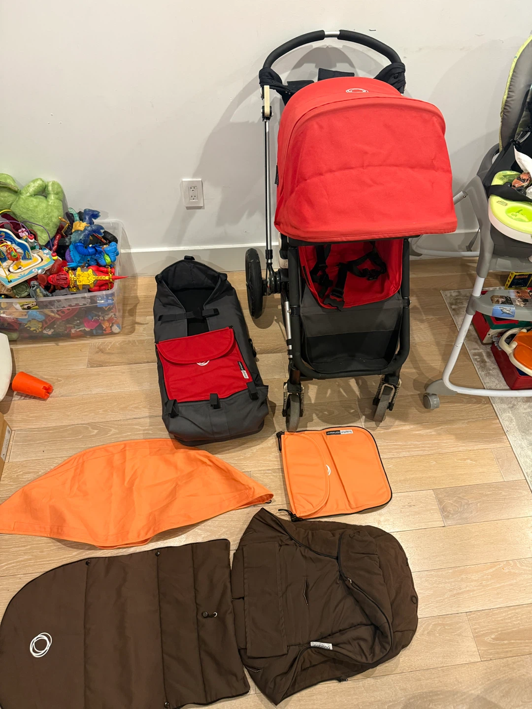 Bugaboo Donkey Duo Stroller - Red - photo 3