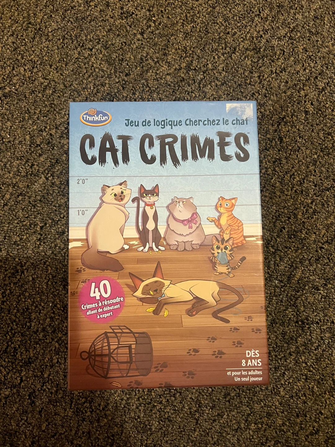 ThinkFun Cat Crimes Logic Game