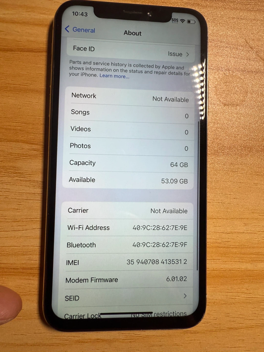 Apple iPhone X - 64GB - White (Cracked Screen) - photo 4