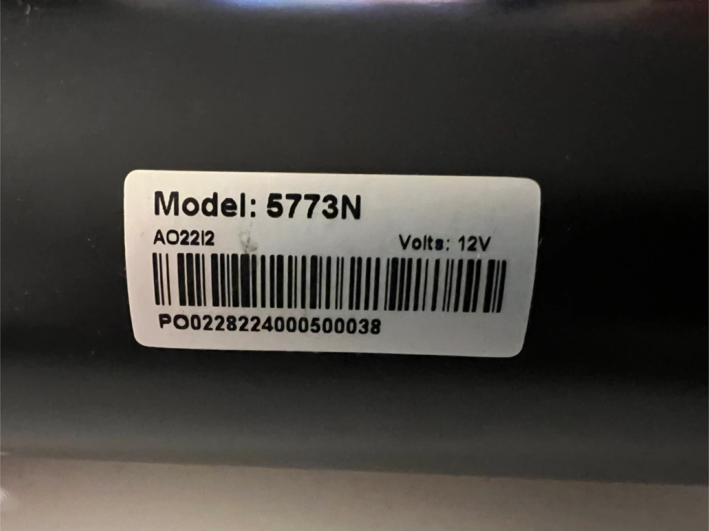 Mercury marine Model 5773N Starter Motor - 12V - photo 2