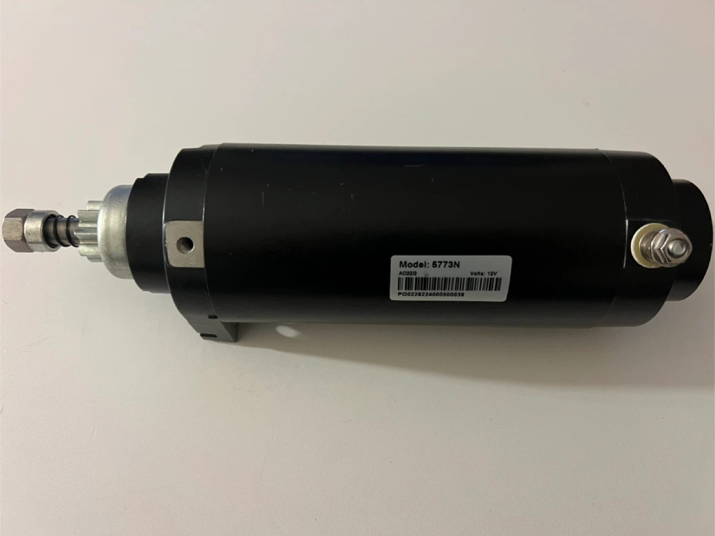 Mercury marine Model 5773N Starter Motor - 12V